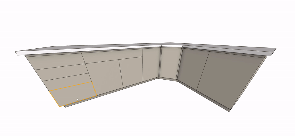 Cabinet front creation