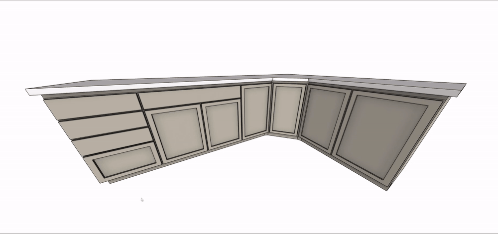 Cabinet hardware placement